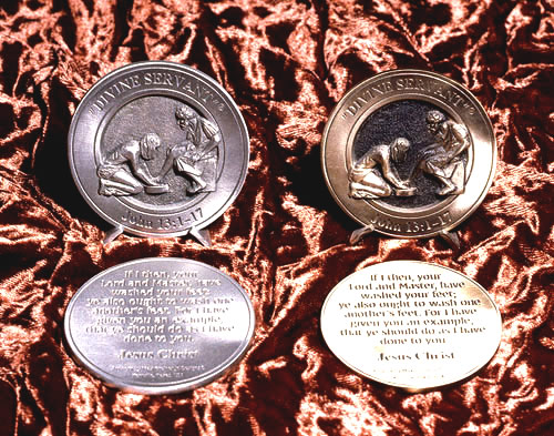 "Divine Servant"® Christian Medallions